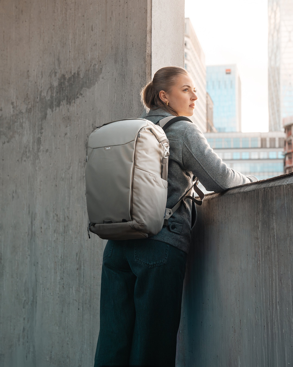Stone Protective Roll Top  - Optimal Backpack