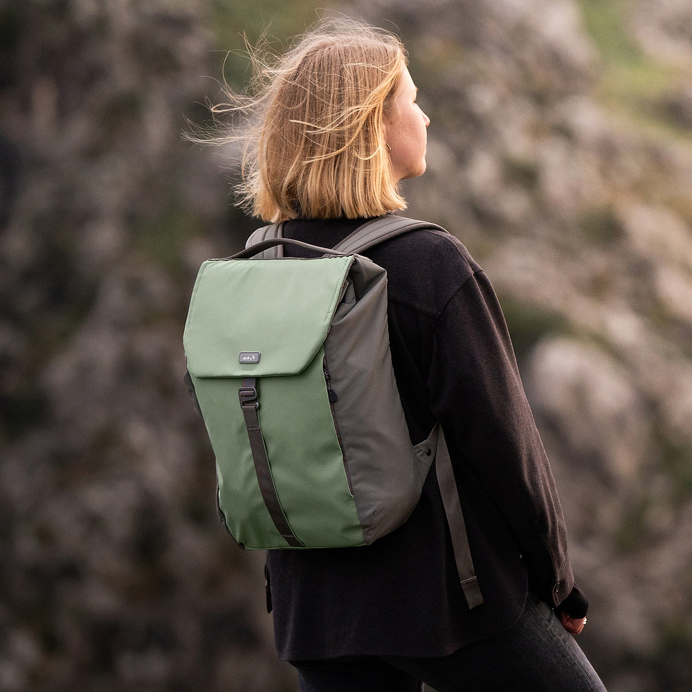 Flap Backpack – Sage