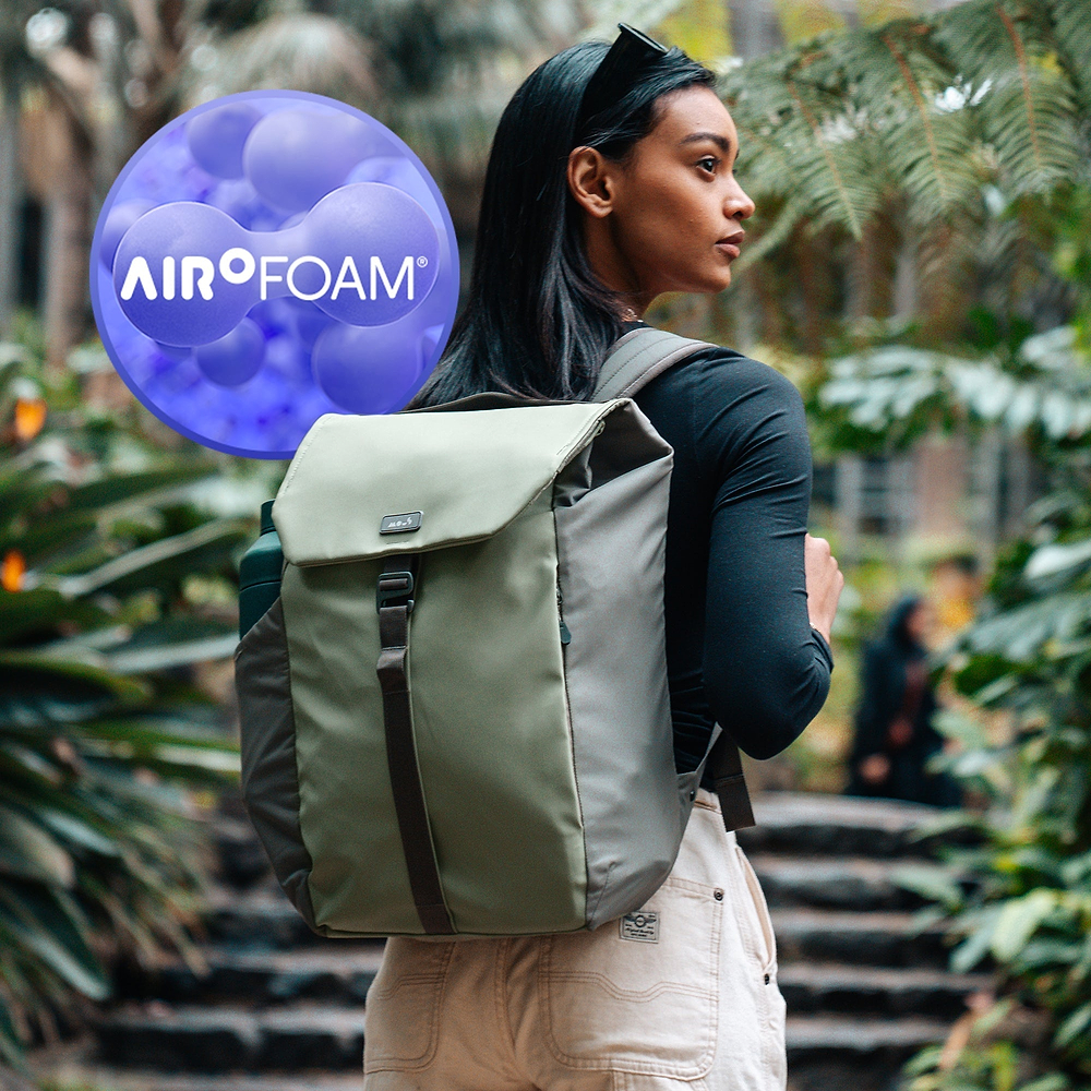 Flap Backpack with AiroFoam® - Sage