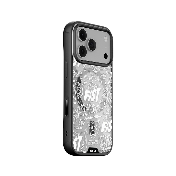 Race Day Clear Protective Phone Case - Mercedes-AMG PETRONAS F1 Team MagSafe