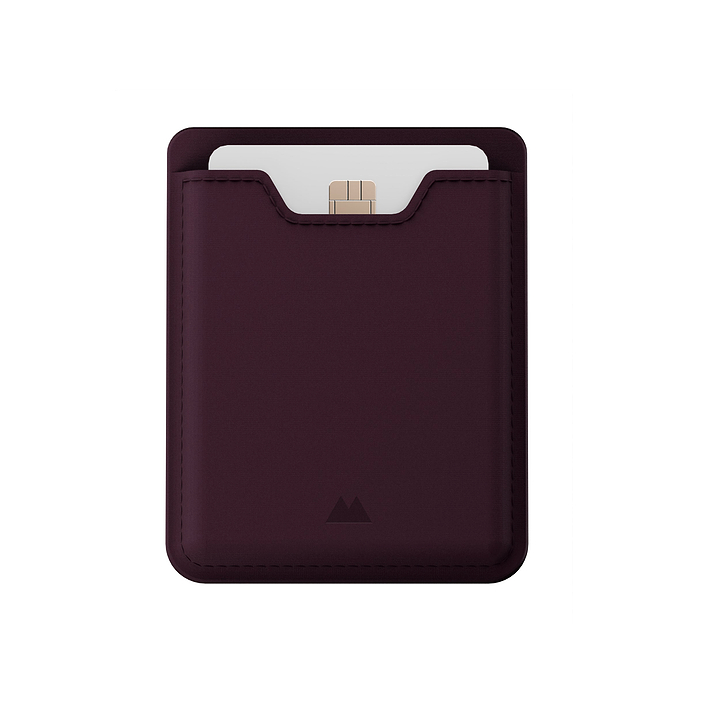 Card Wallet - Dark Cherry