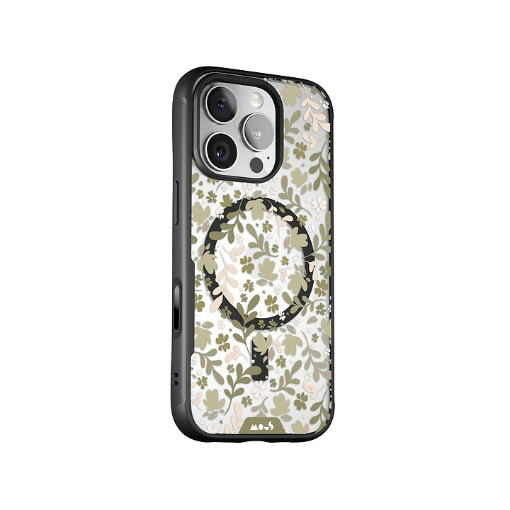 Ditsy Green Protective Phone Case - Flowers MagSafe