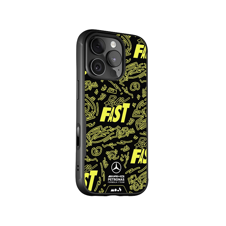 Race Day Lightning Protective Phone Case - Mercedes-AMG PETRONAS F1 Team MagSafe