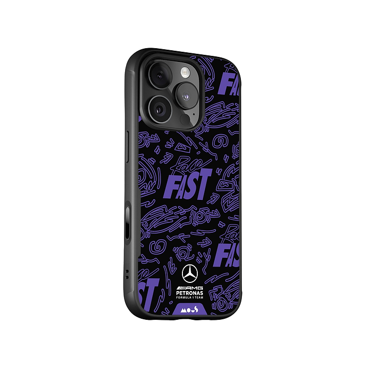 Race Day Violet Protective Phone Case - Mercedes-AMG PETRONAS F1 Team MagSafe
