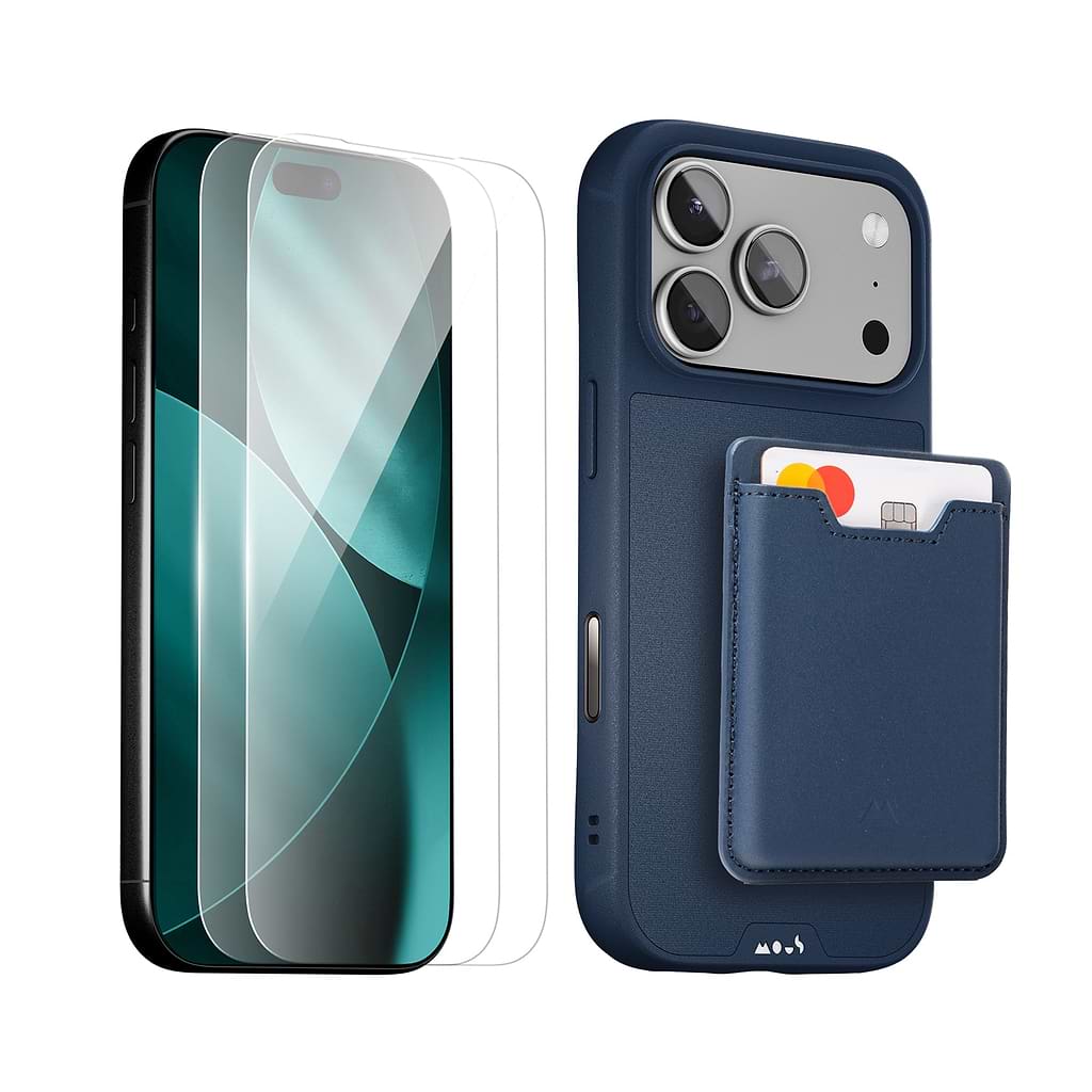 Marine Protective Case, Screen Protector and Card Wallet - Apple Starter Kit