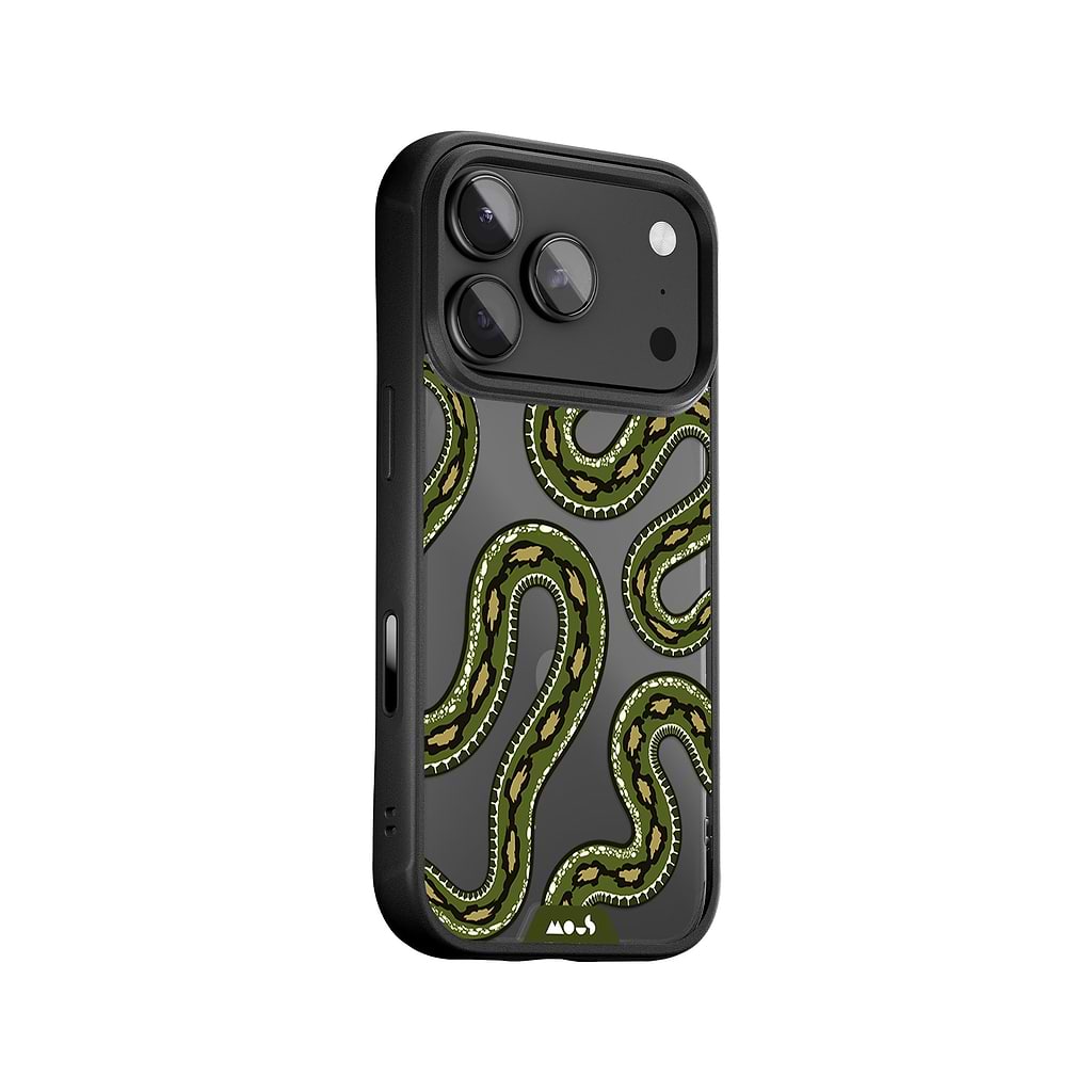 Green Tree Python Protective Phone Case - Serpent
