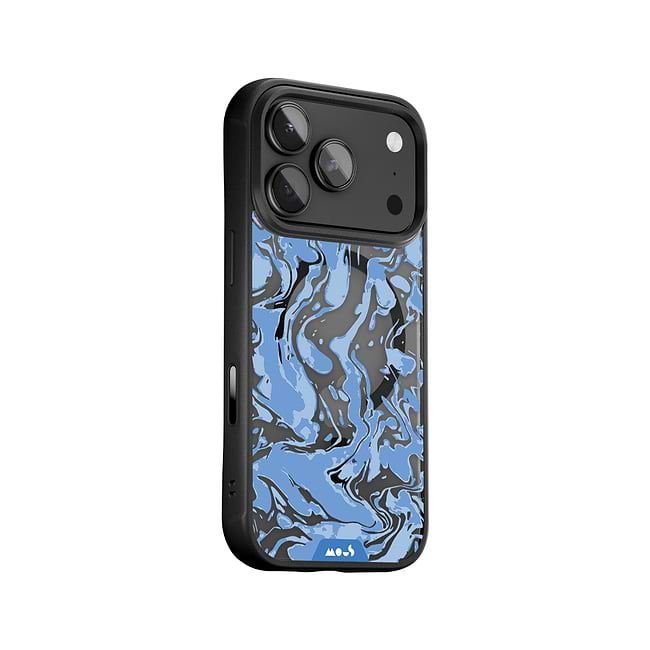 Mous | Sky Blue Protective Phone Case - Marbled MagSafe Mous | Sky Blue Protective Phone Case - Marbled MagSafe