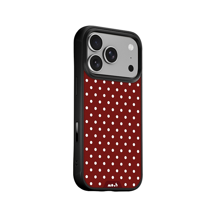 Rouge Protective Phone Case - Polka Dots