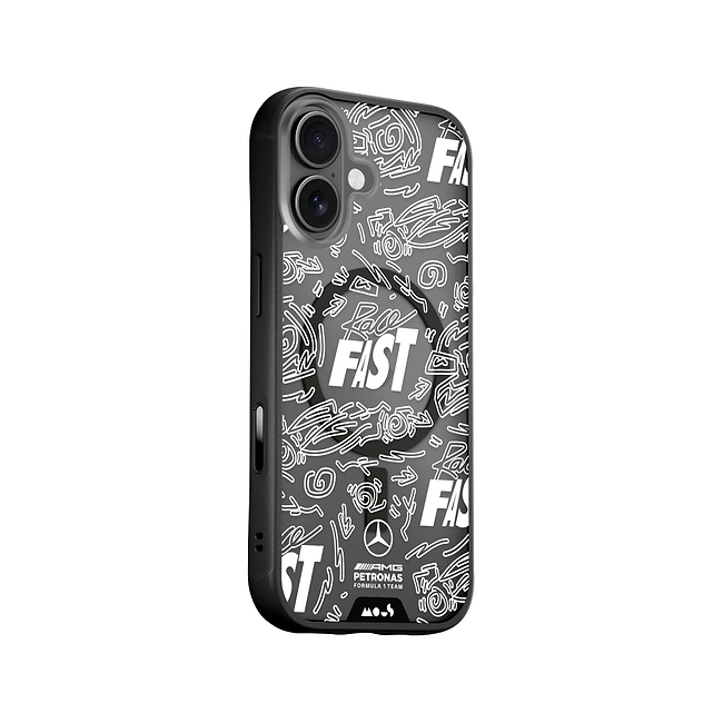 Race Day Clear Protective Phone Case - Mercedes-AMG PETRONAS F1 Team MagSafe
