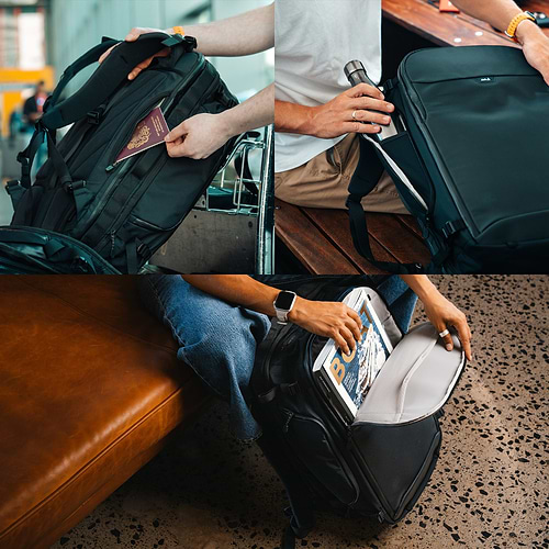 Mous | Optimal Travel Backpack | Expandable Storage | AiroFoam Tech | Mous