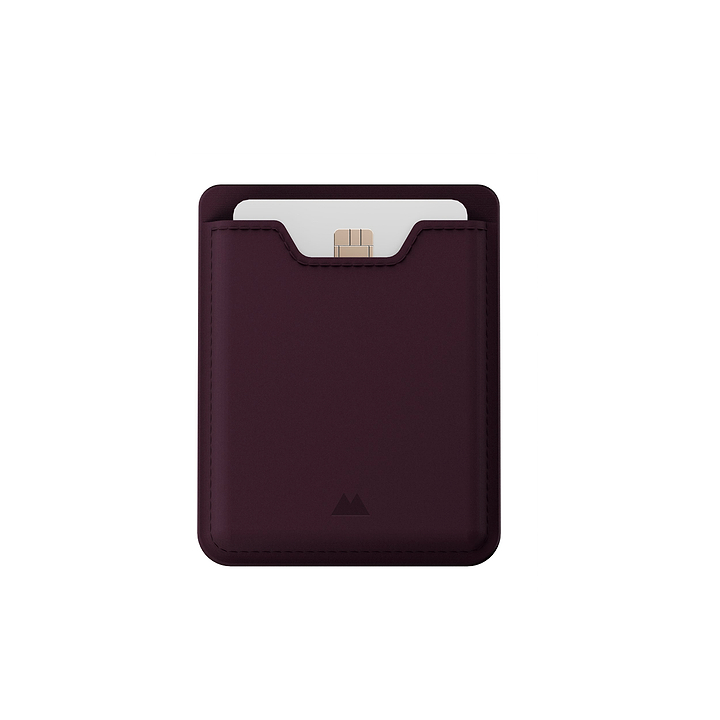 Card Wallet - Dark Cherry
