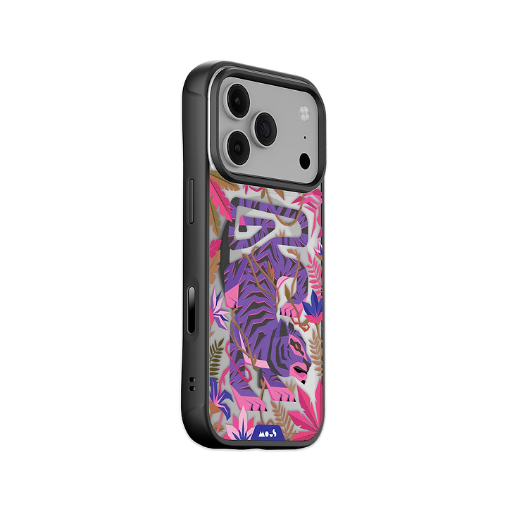 Orchid Tiger Protective Phone Case - Tiger MagSafe