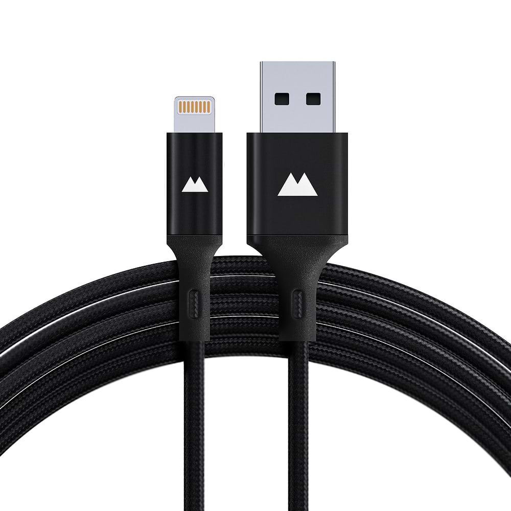 Apple iPhone certified charging cable lightning to USB-A safe quick fast charging long-lasting cable | 3m * hide-pdp