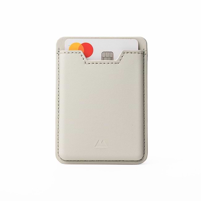 Mous MagSafe Compatible Card Wallet 2.0 ? Stone Mous MagSafe Compatible Card Wallet 2.0 ? Stone