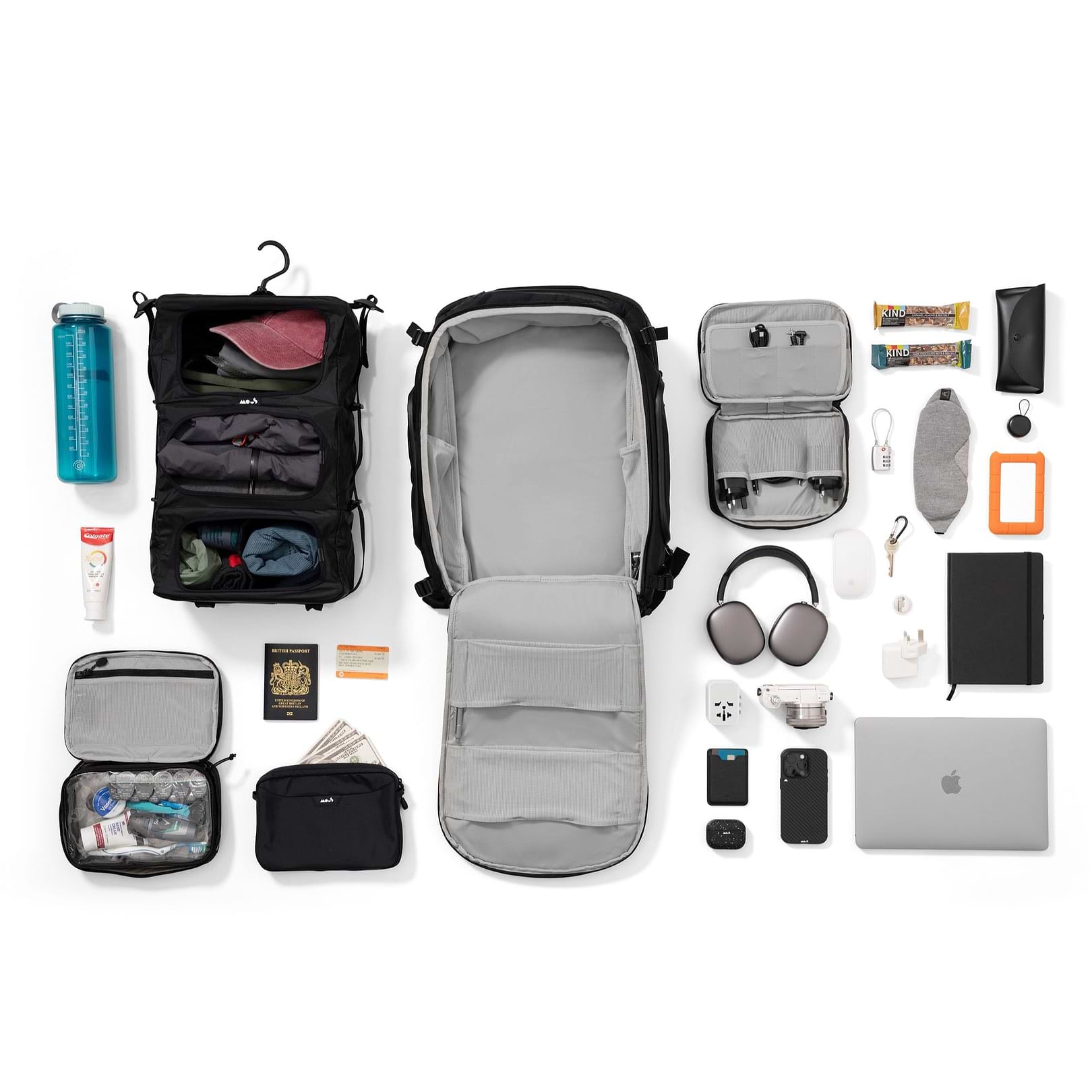 Mous | Optimal Travel Backpack | Expandable Storage | AiroFoam