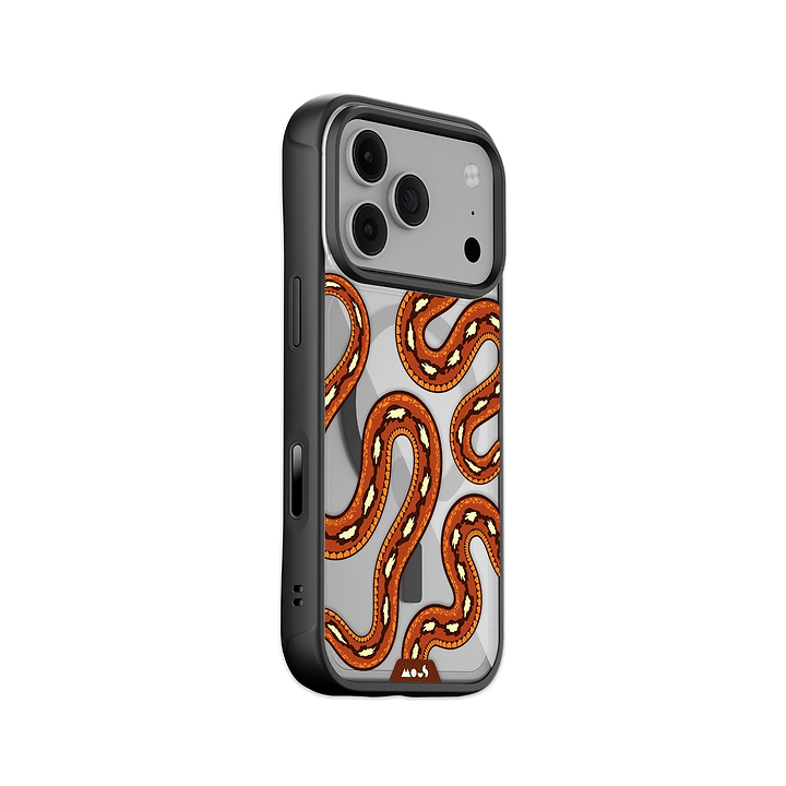 Scarlet Kingsnake Protective Phone Case - Serpent MagSafe