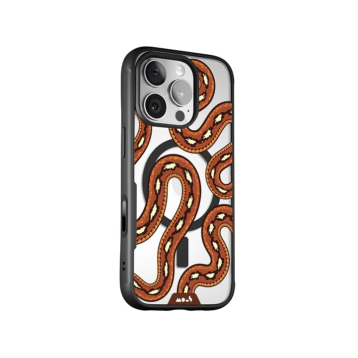 Scarlet Kingsnake Protective Phone Case - Serpent MagSafe