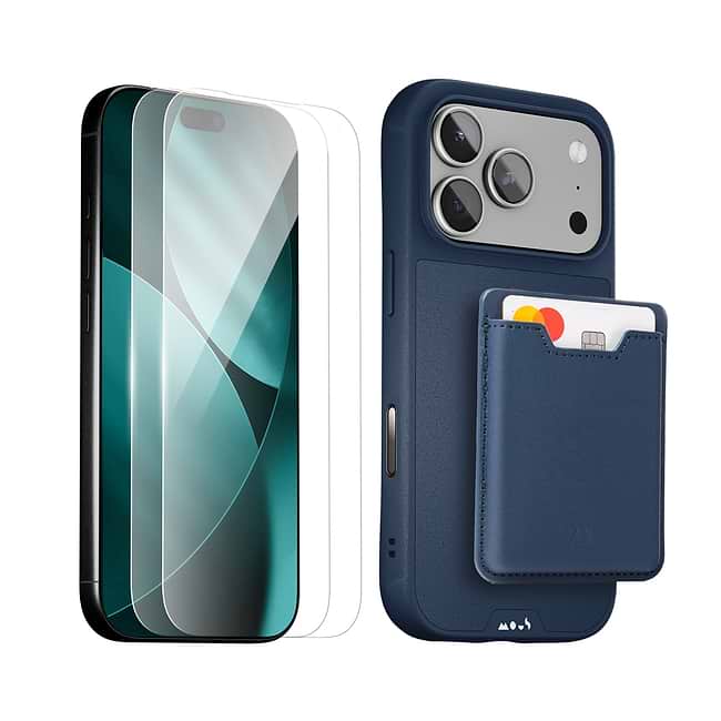 apple card protective sleeve Mous Marine Protective Case, Screen Protector and Card Wallet