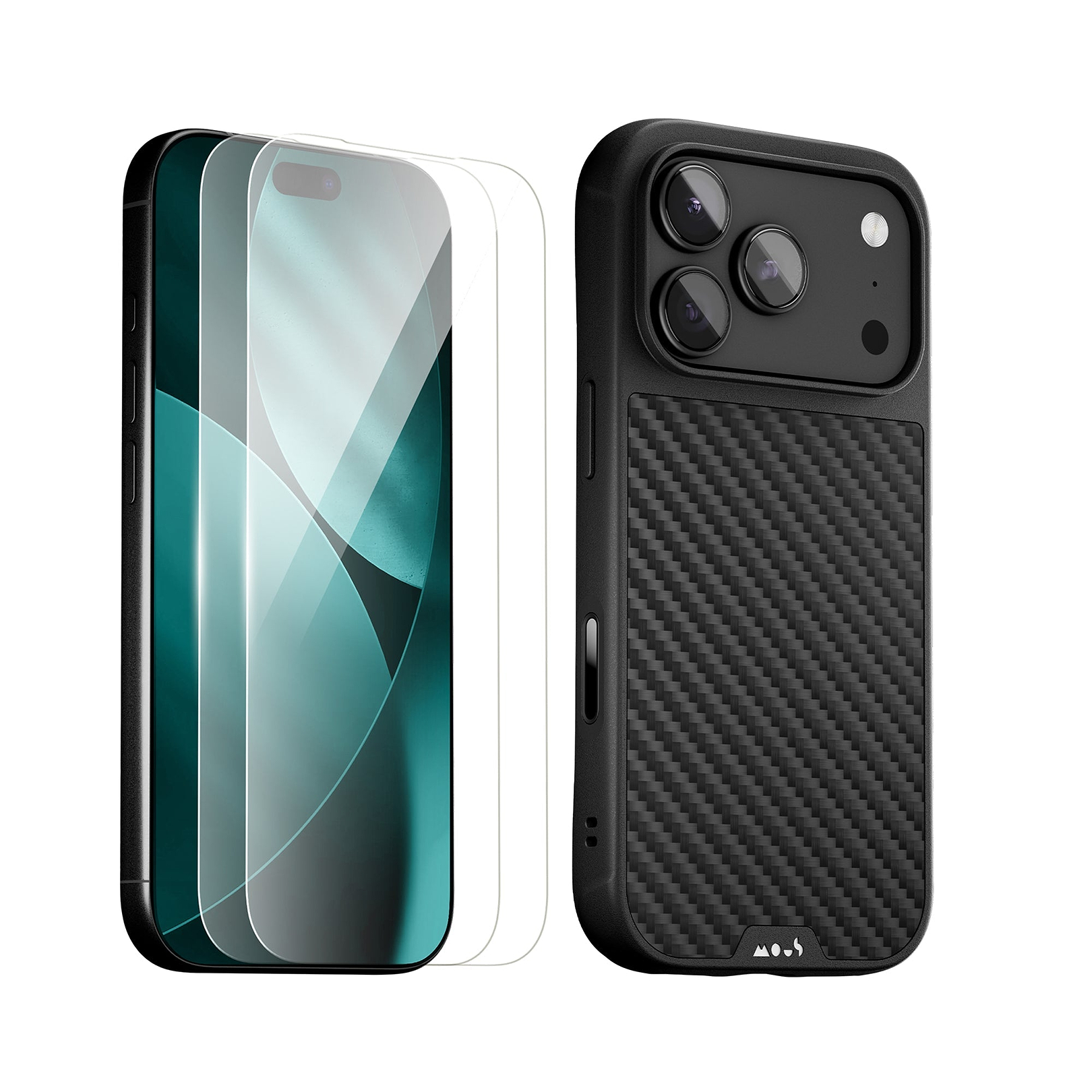 Mous | Aramid Fibre Protective Case and Screen Protector - Apple