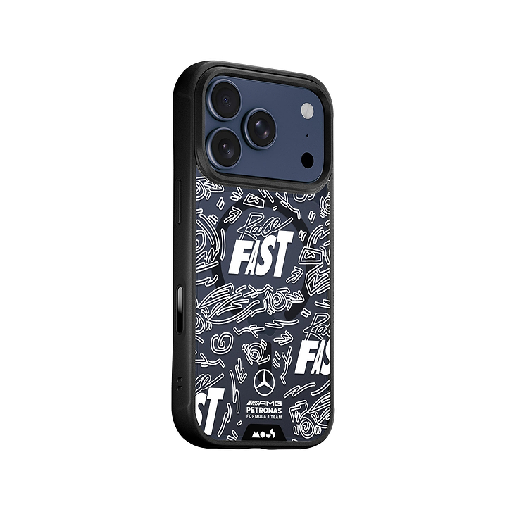 Race Day Clear Protective Phone Case - Mercedes-AMG PETRONAS F1 Team MagSafe
