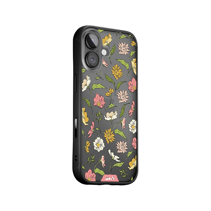 Floral Pink Protective Phone Case - Flowers
