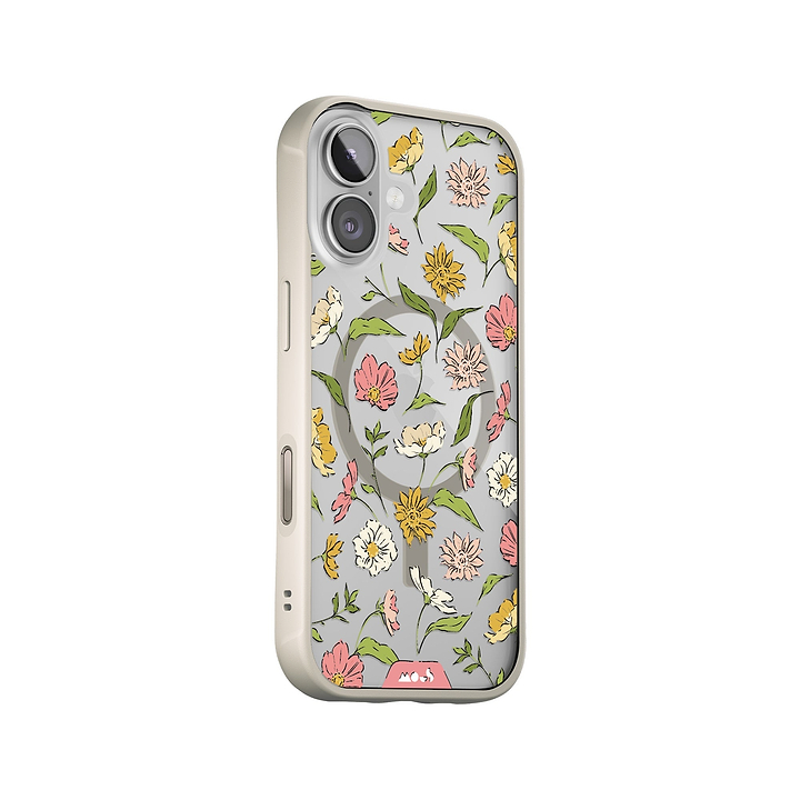 Floral Pink Protective Phone Case - Flowers MagSafe