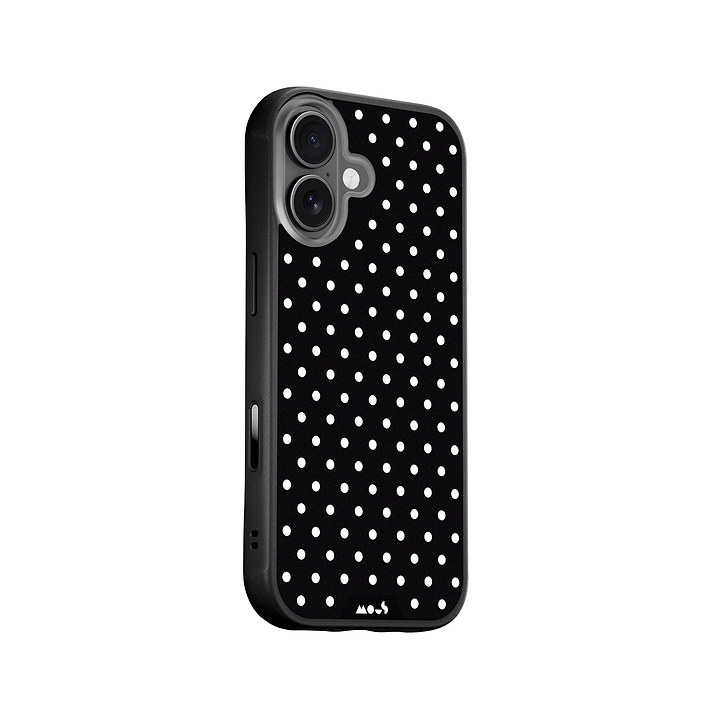 Noir Protective Phone Case - Polka Dots