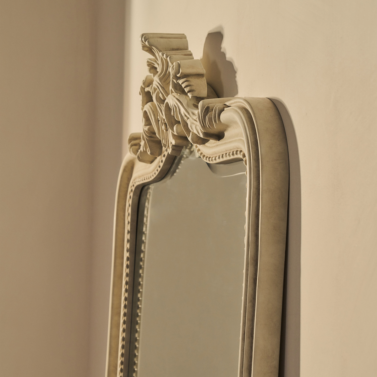James - Concrete Full Length Arched Mirror 189cm x 80cm
