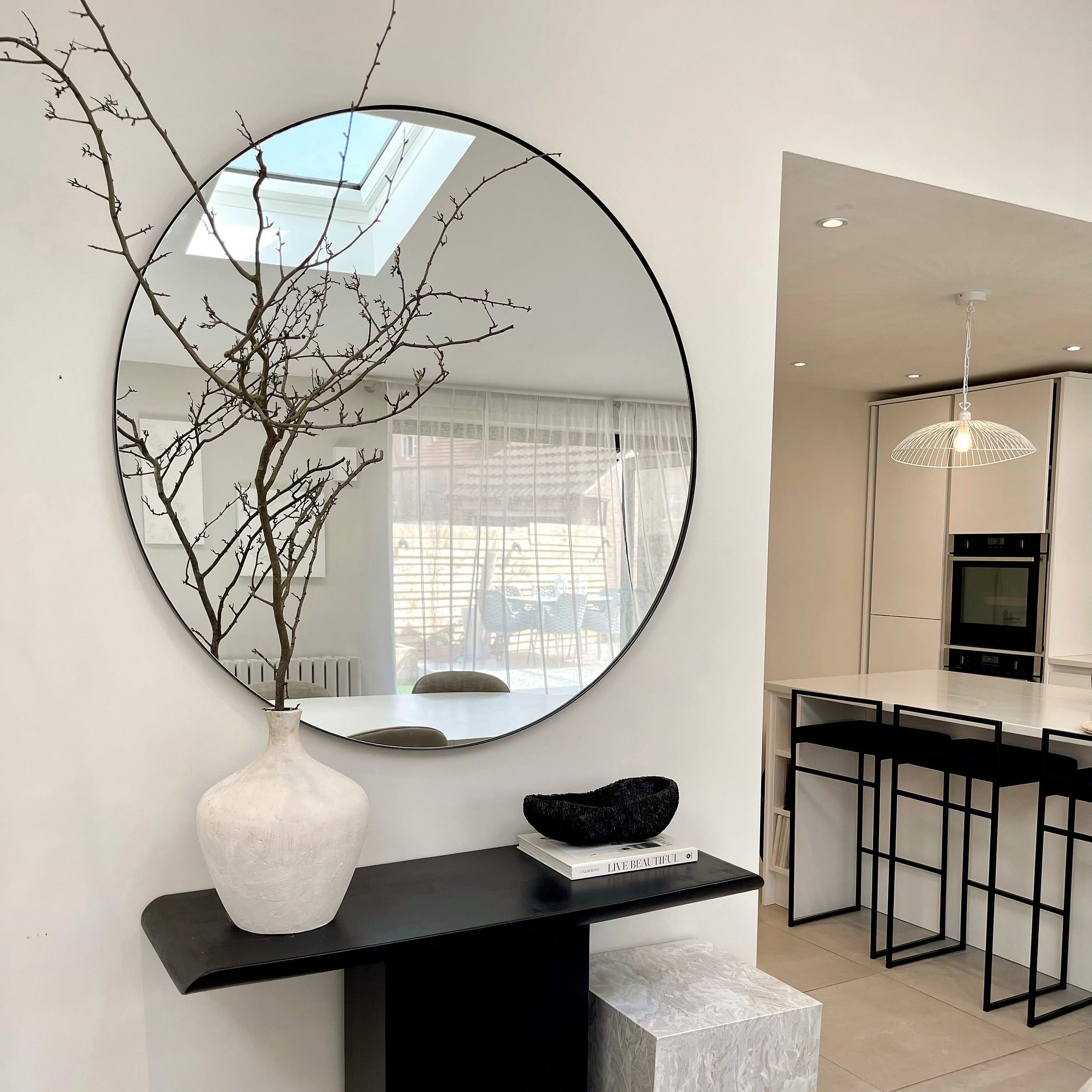 Large Round Mirrors
