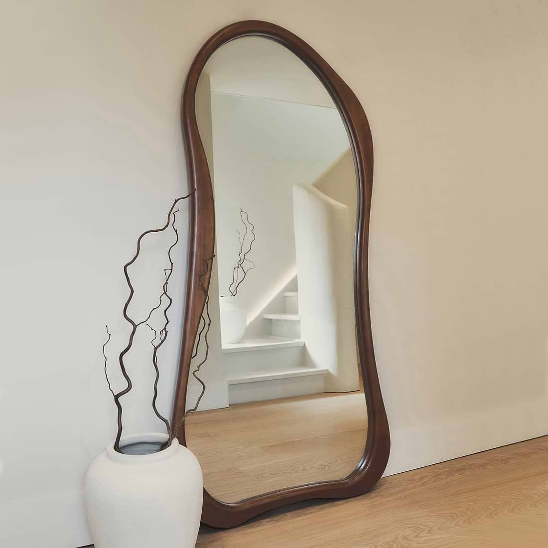 Arcurva Large Full Length Dark Irregular Mirror 170cm x 85cm