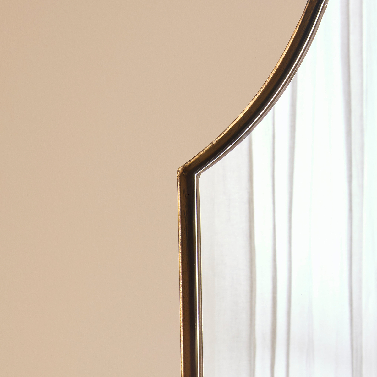 Isla - Gold Full Length Arched Metal Mirror 170cm x 80cm