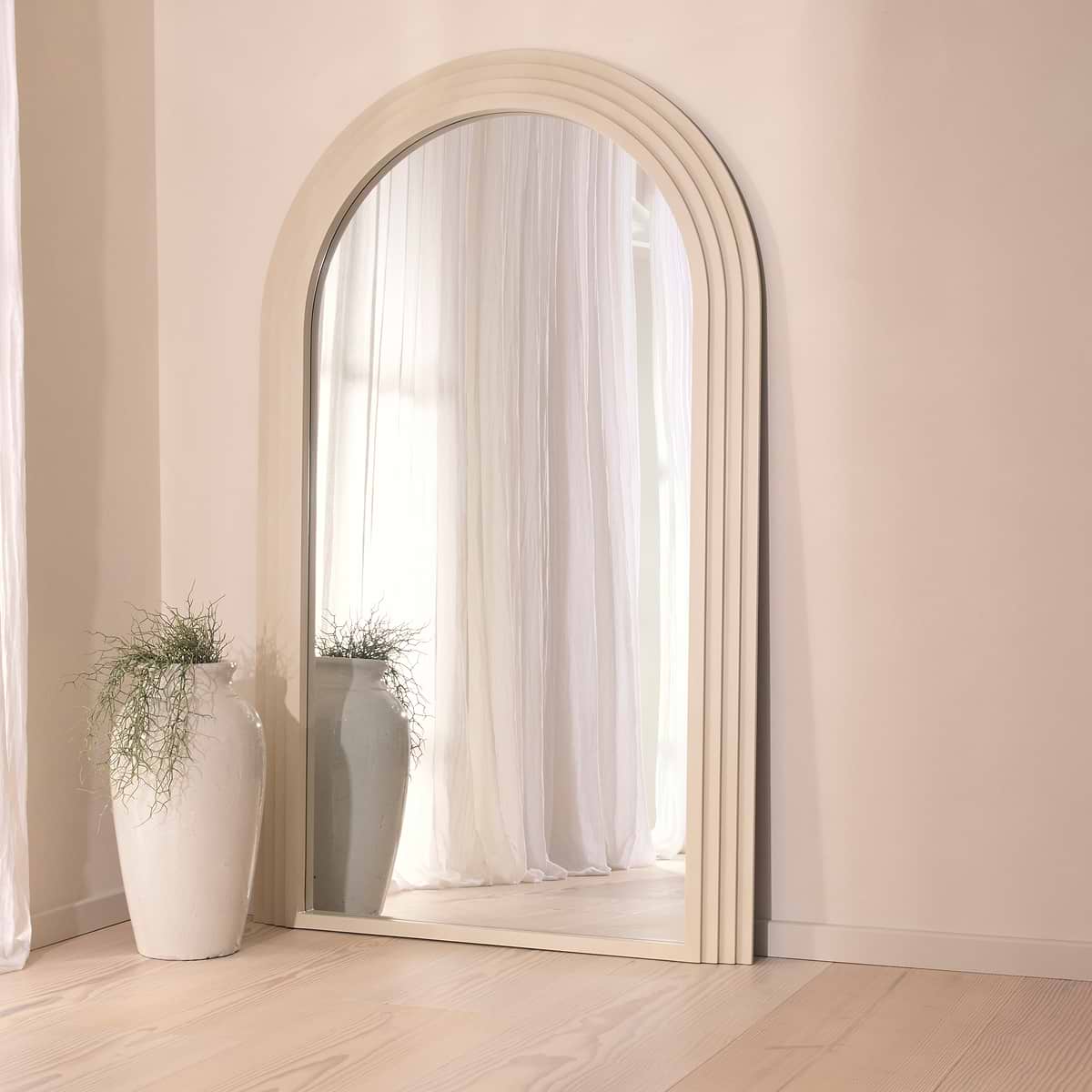 Luciana - Full Length Arched Concrete Mirror 180cm x 110cm
