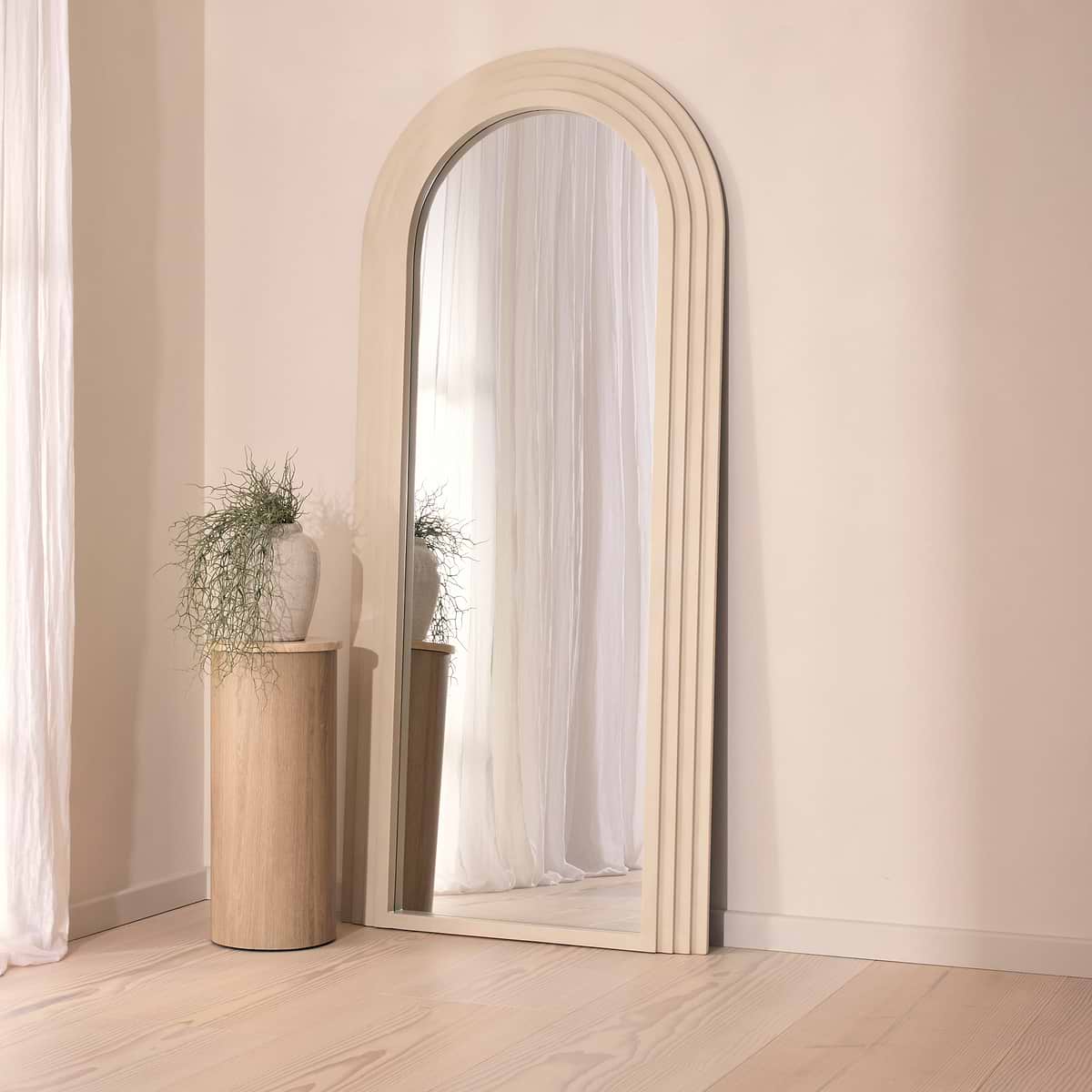Luciana - Full Length Arched Concrete Mirror 180cm x 80cm