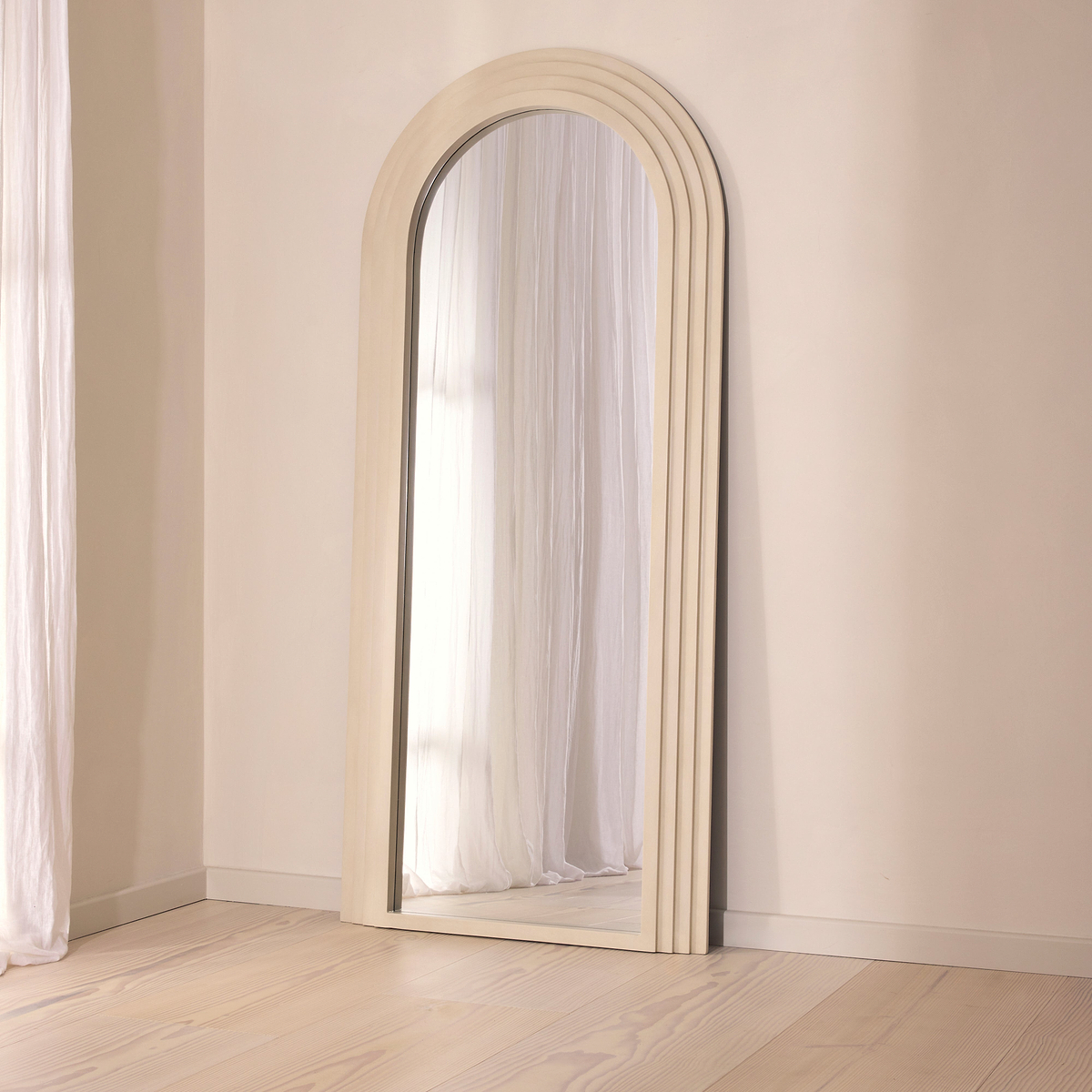 Luciana - Full Length Arched Concrete Mirror 180cm x 80cm