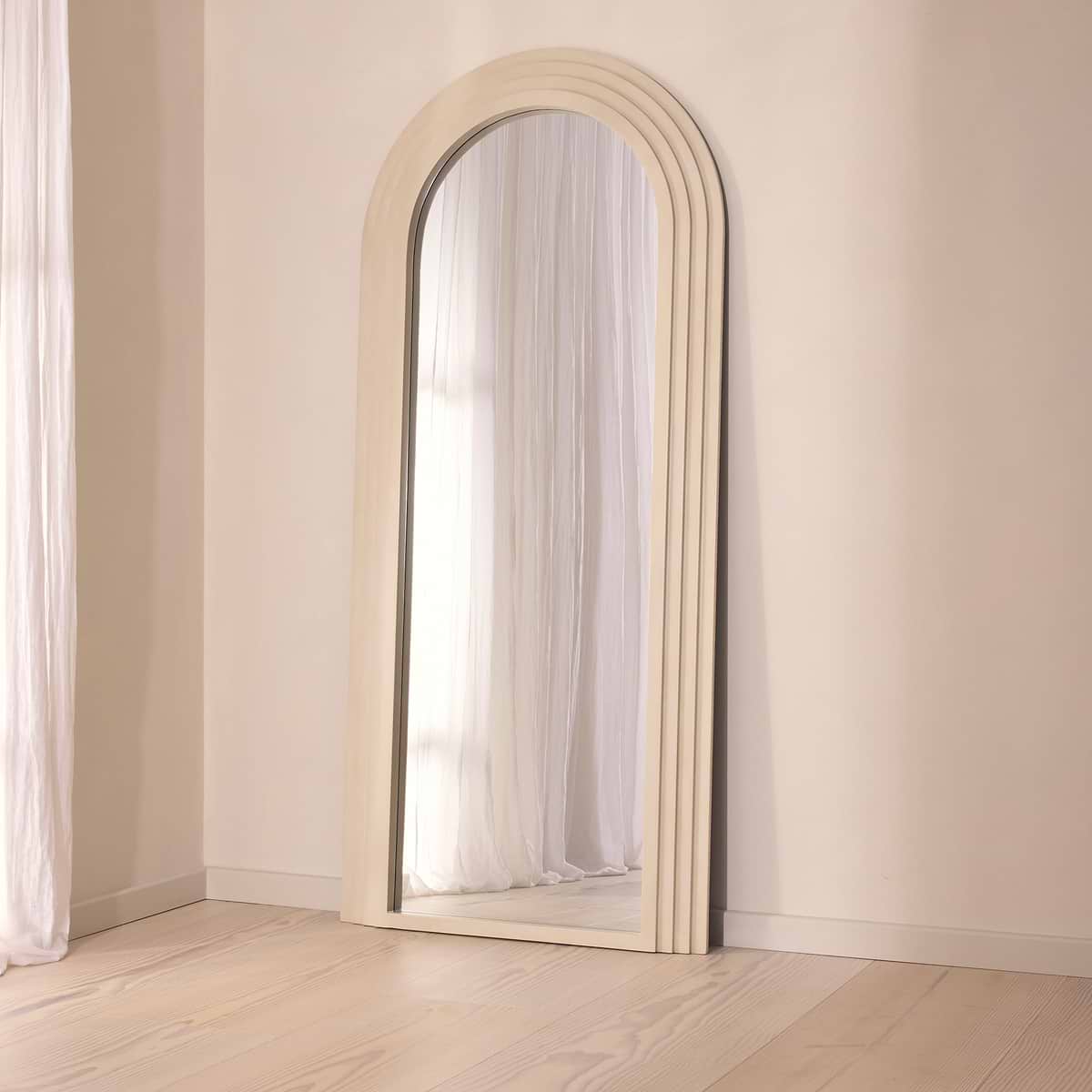 Luciana - Full Length Arched Concrete Mirror 180cm x 80cm