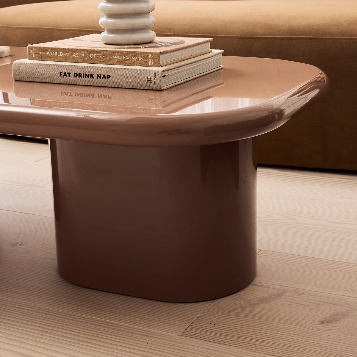 Rivington - High Gloss Mocha Large Rectangular Coffee Table