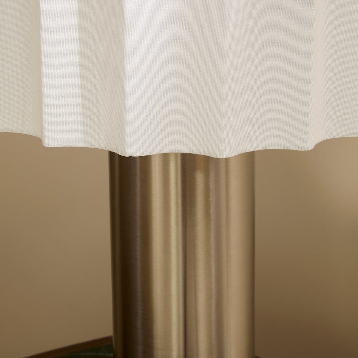 Castella - Brushed Steel Scallop Shade Table Lamp