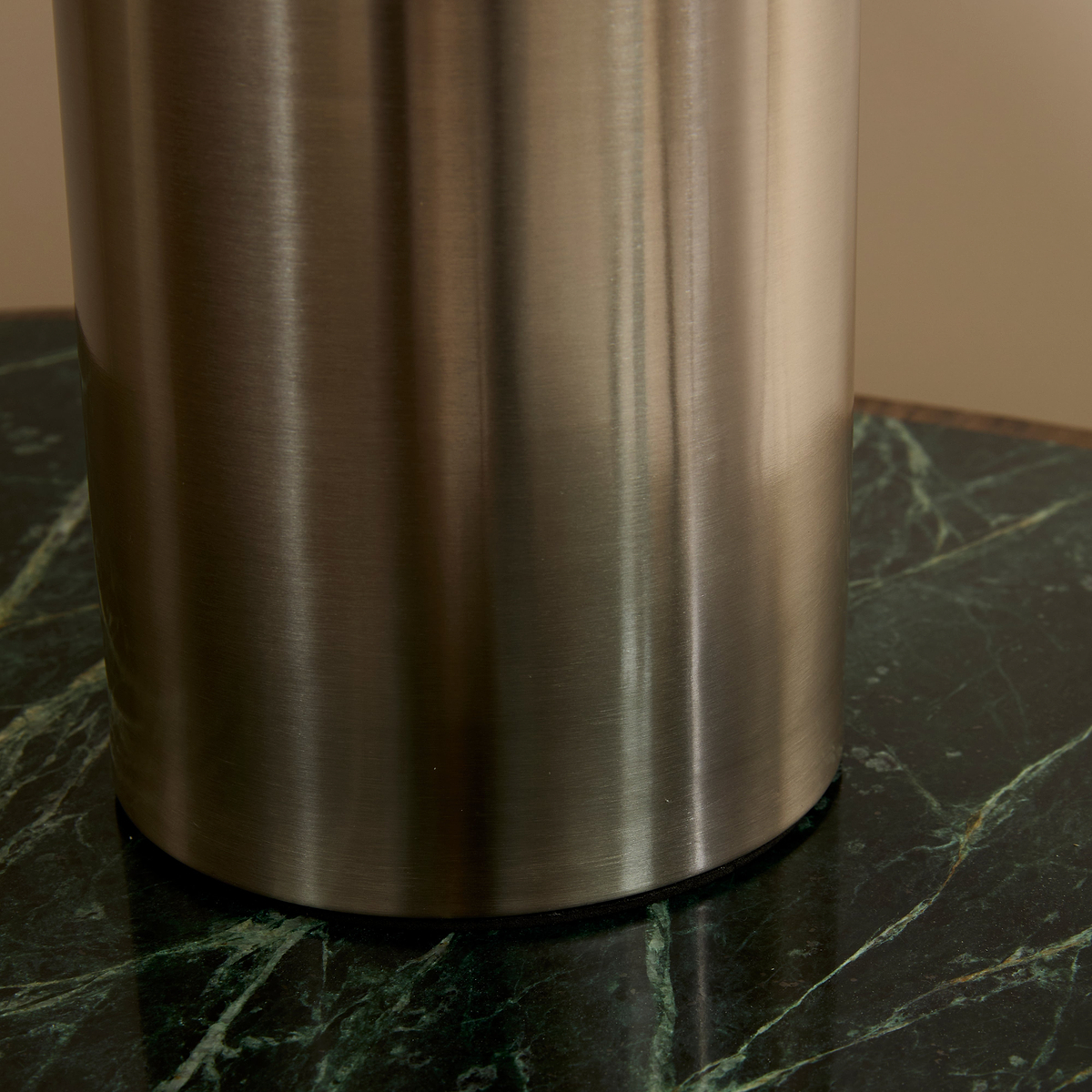 Castella - Brushed Steel Scallop Shade Table Lamp