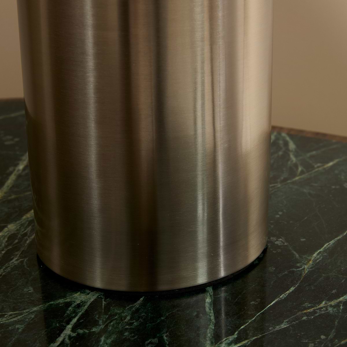 Castella - Brushed Steel Scallop Shade Table Lamp