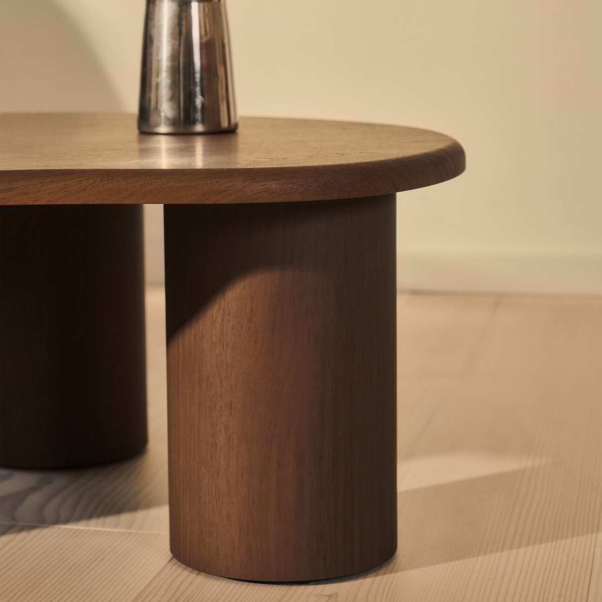 Savanna - Dark Wood Irregular Wooden Coffee Table