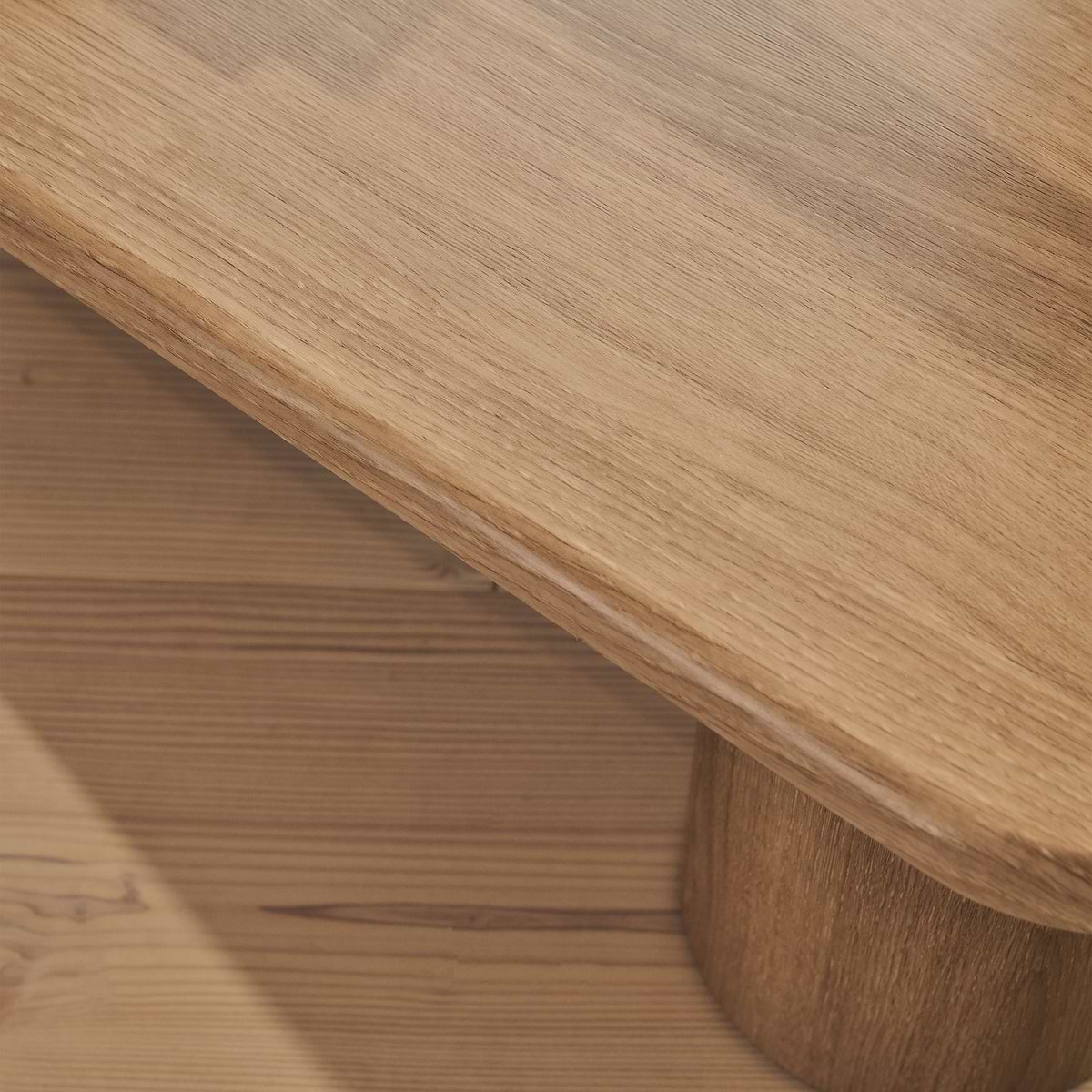 Alina - Washed Wood Rectangular Large Wooden Coffee Table