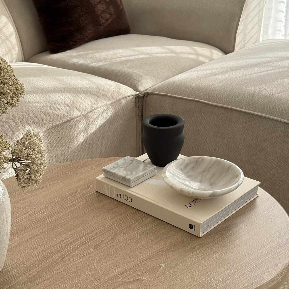 Marbelle - White Marble Decorative Bowl