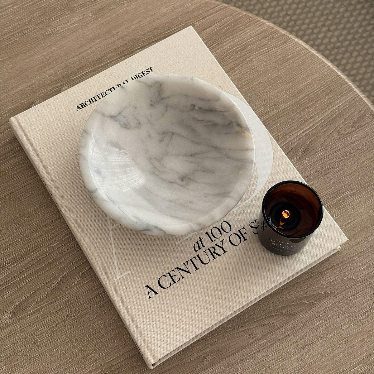 Marbelle - White Marble Decorative Bowl