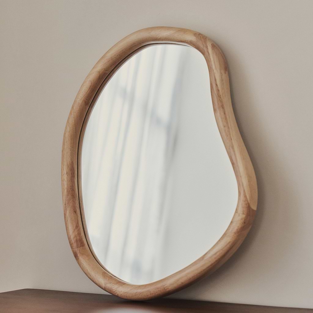 Aaliyah Light Irregular Wall Mirror 42cm x 35cm