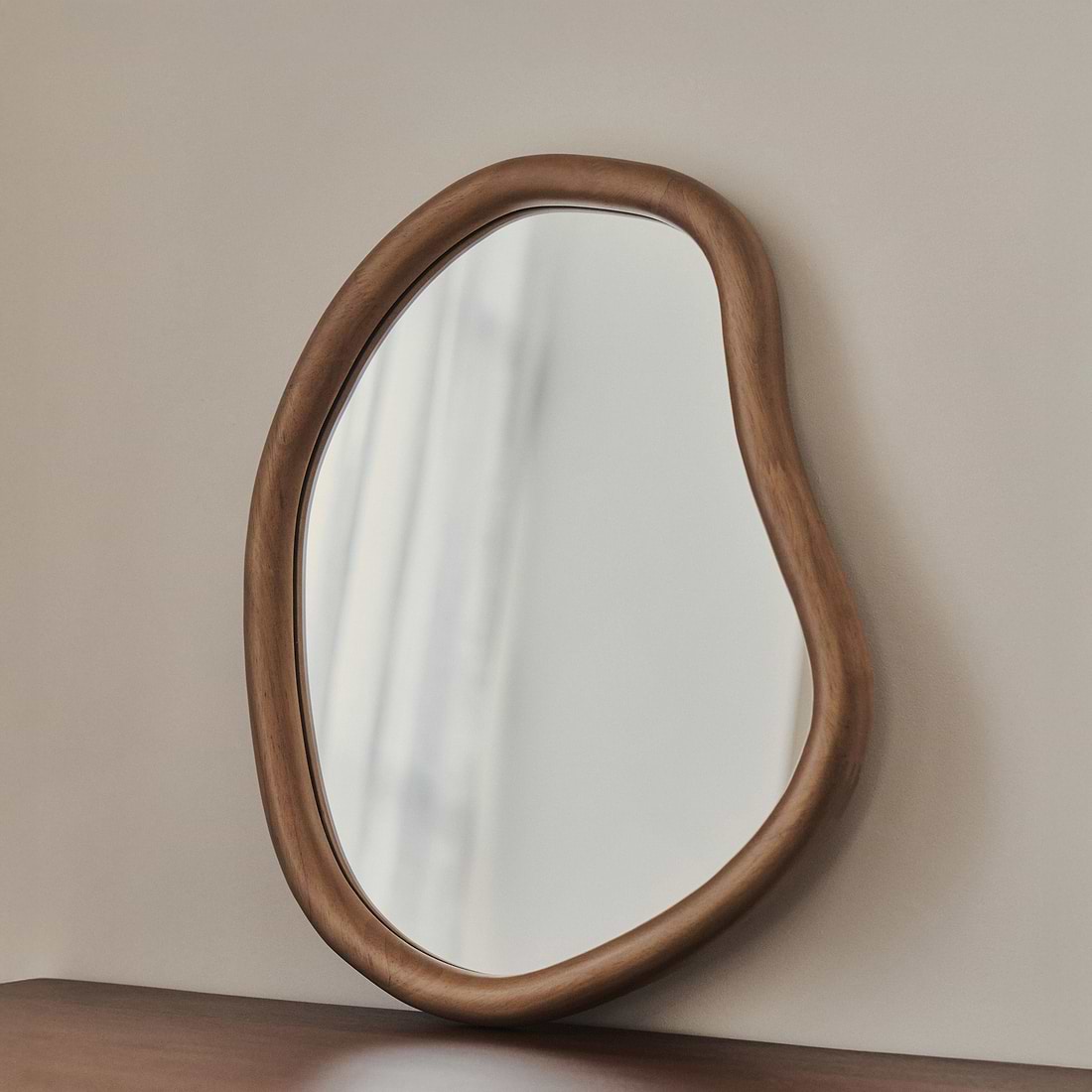 Aaliyah Warm Irregular Wall Mirror 42cm x 35cm