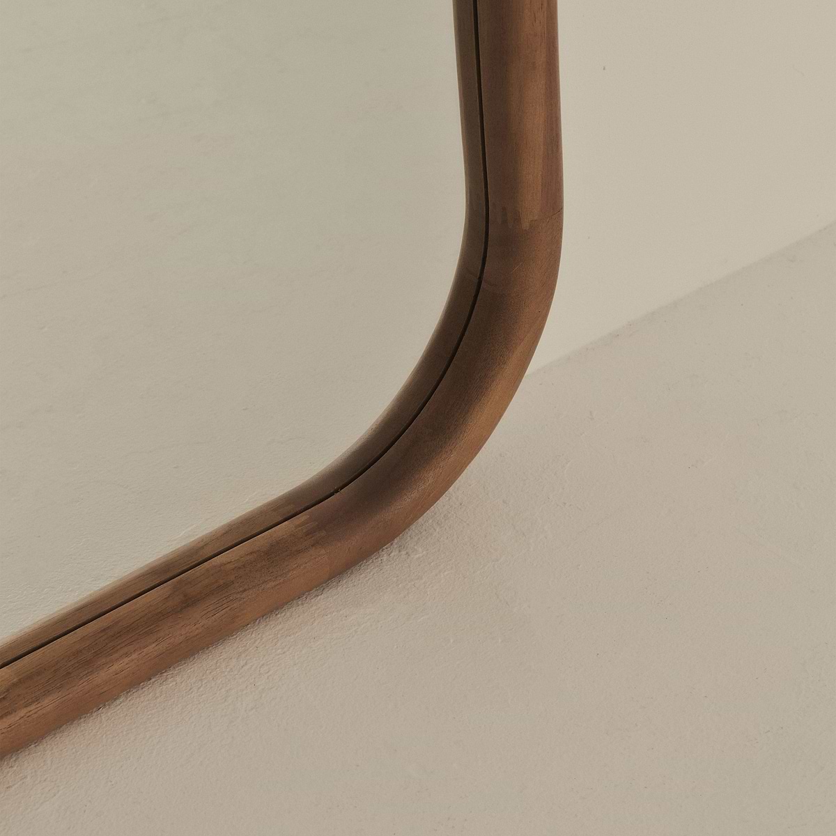 Aaliyah - Extra Large Full Length Warm Wood Irregular Mirror 180cm x 110cm