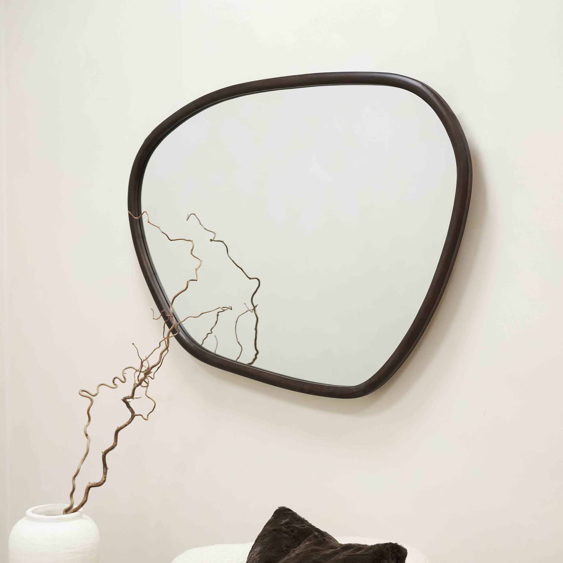 Miroir AMBRE Noyer Organique — photo 3