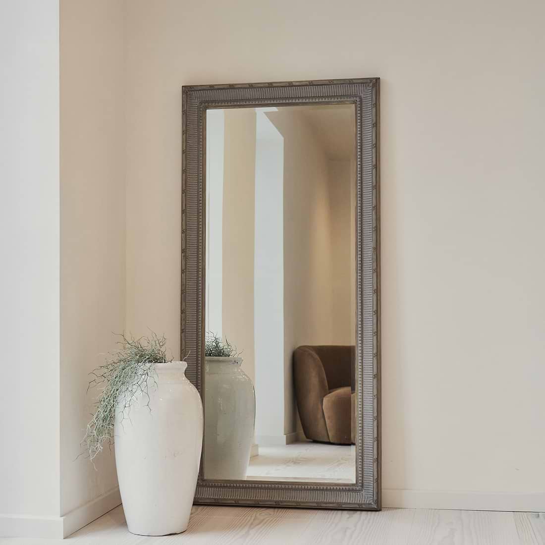 Antoine Full Length Large Washed Rectangular Mirror 166cm x 79cm