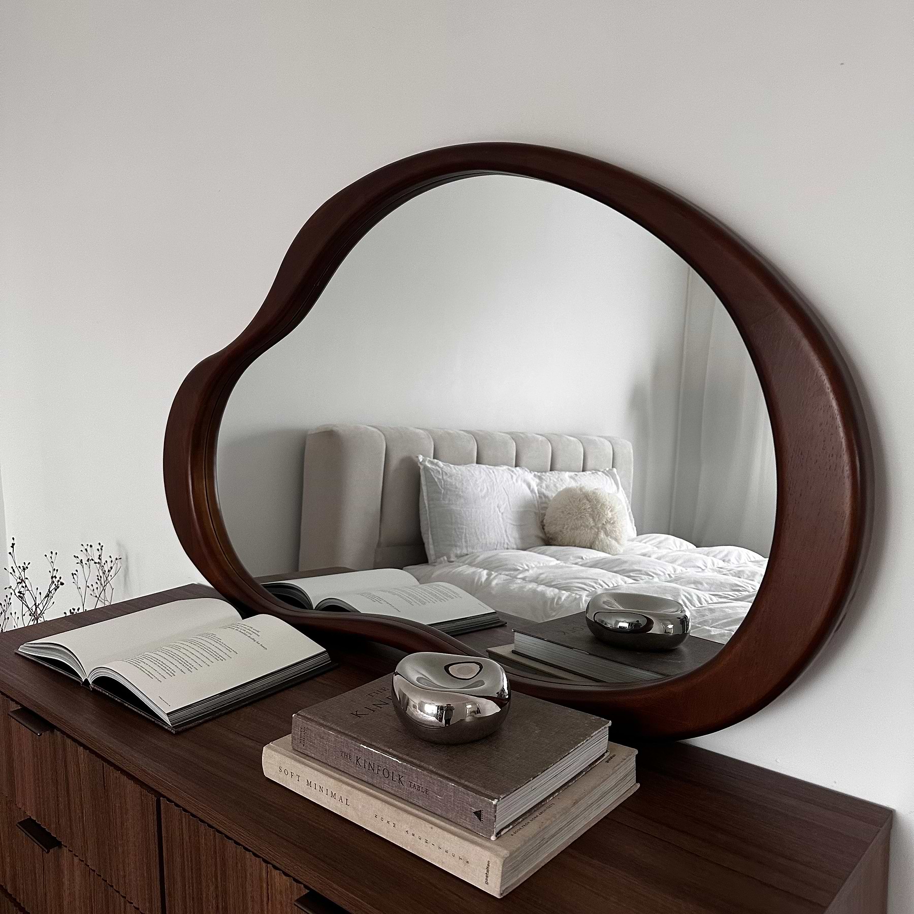Miroir ANDALOUS Bois Foncé — photo 4