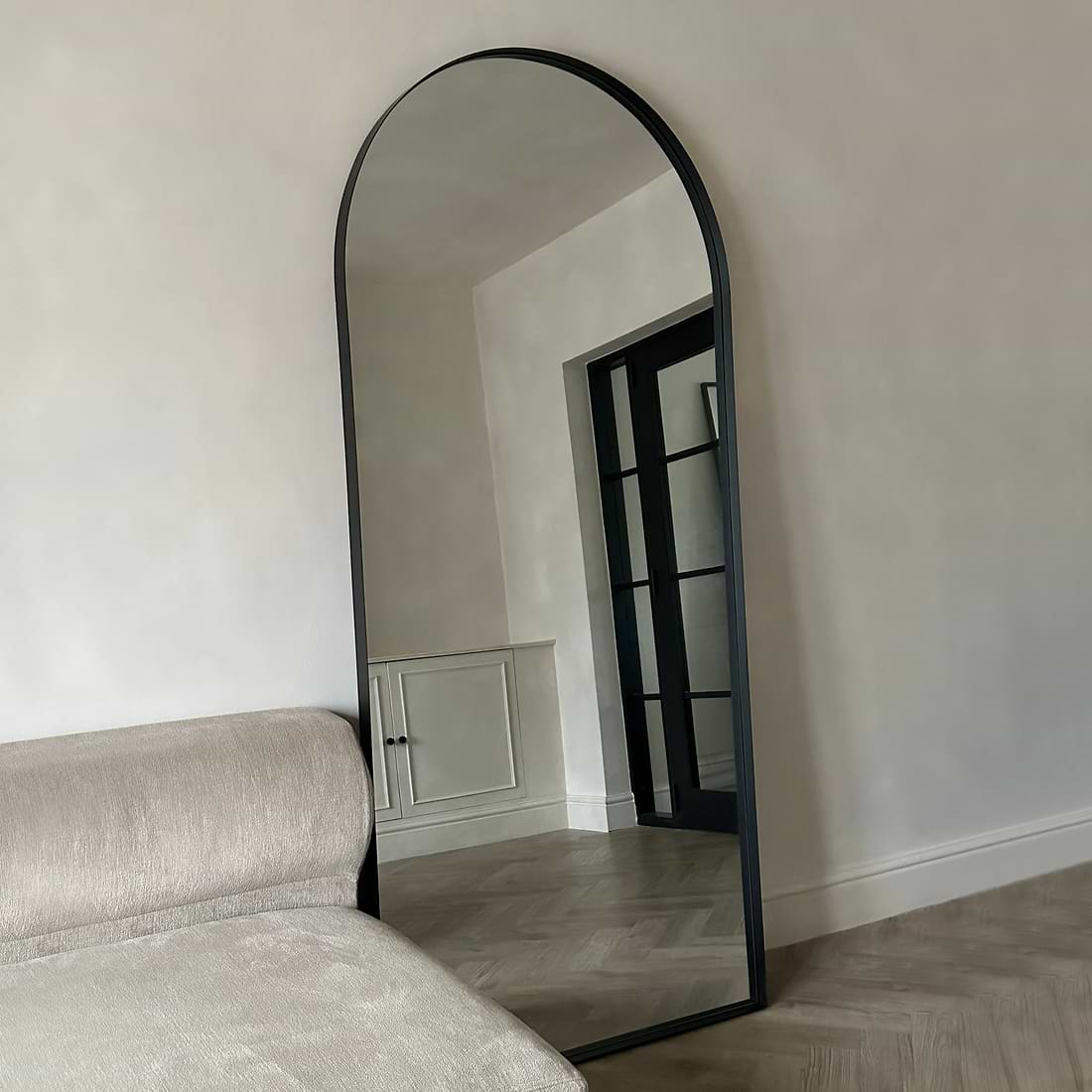 Arcus Full Length Arched Extra Large Metal Mirror 200cm x 90cm
